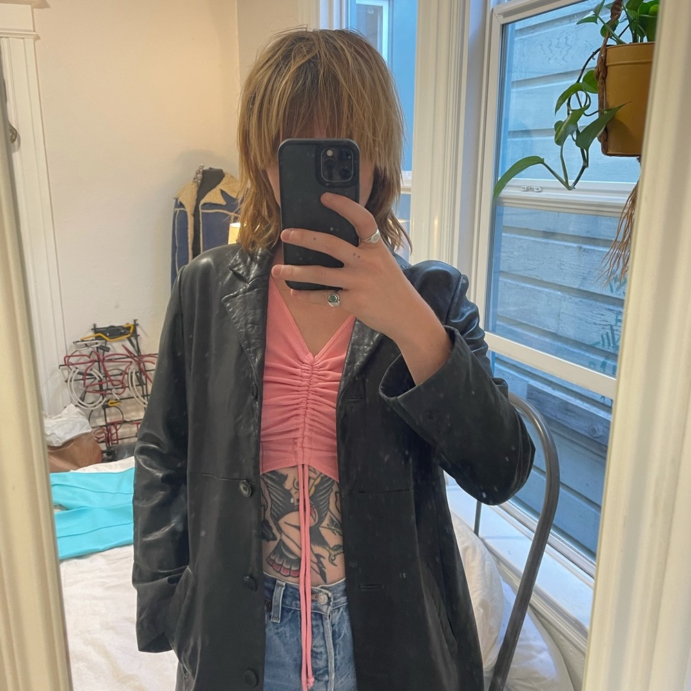 Leather jacket